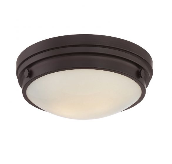 Essentials Lucerne Flush Mount Flush Mount Essentials English Bronze 2 