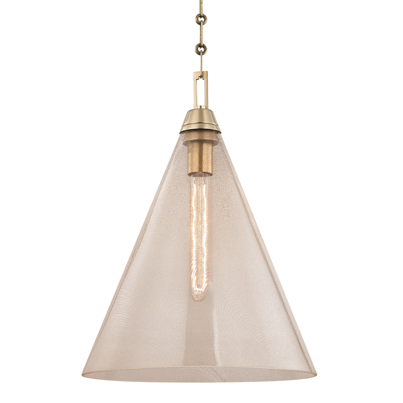 Hudson Valley Lighting Newbury Pendant Pendants Hudson Valley Lighting Aged Brass  