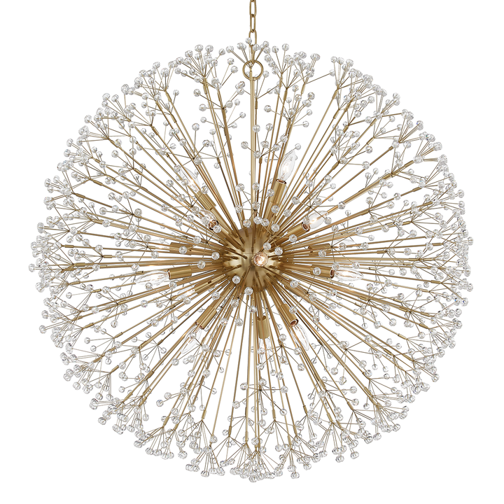 Hudson Valley Lighting Dunkirk Chandelier Chandeliers Hudson Valley Lighting Aged Brass  