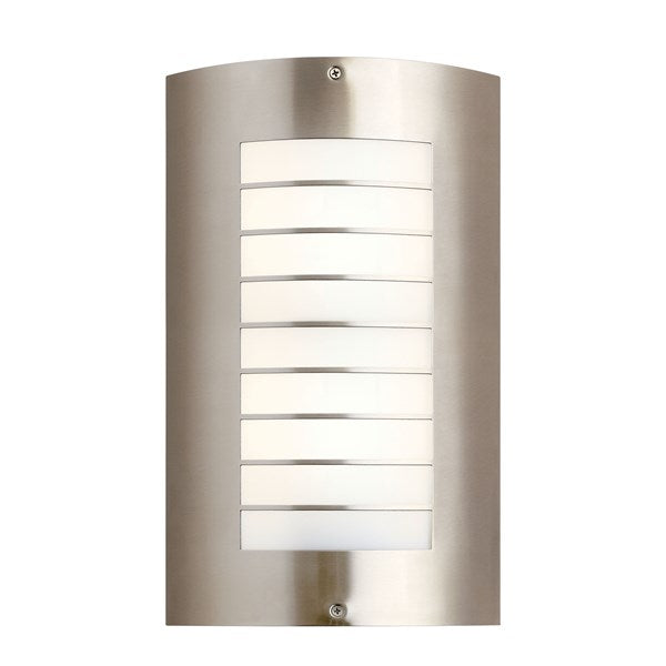 Kichler Newport  Outdoor Wall Outdoor Wall Lights Kichler Brushed Nickel 9.25x15.25 