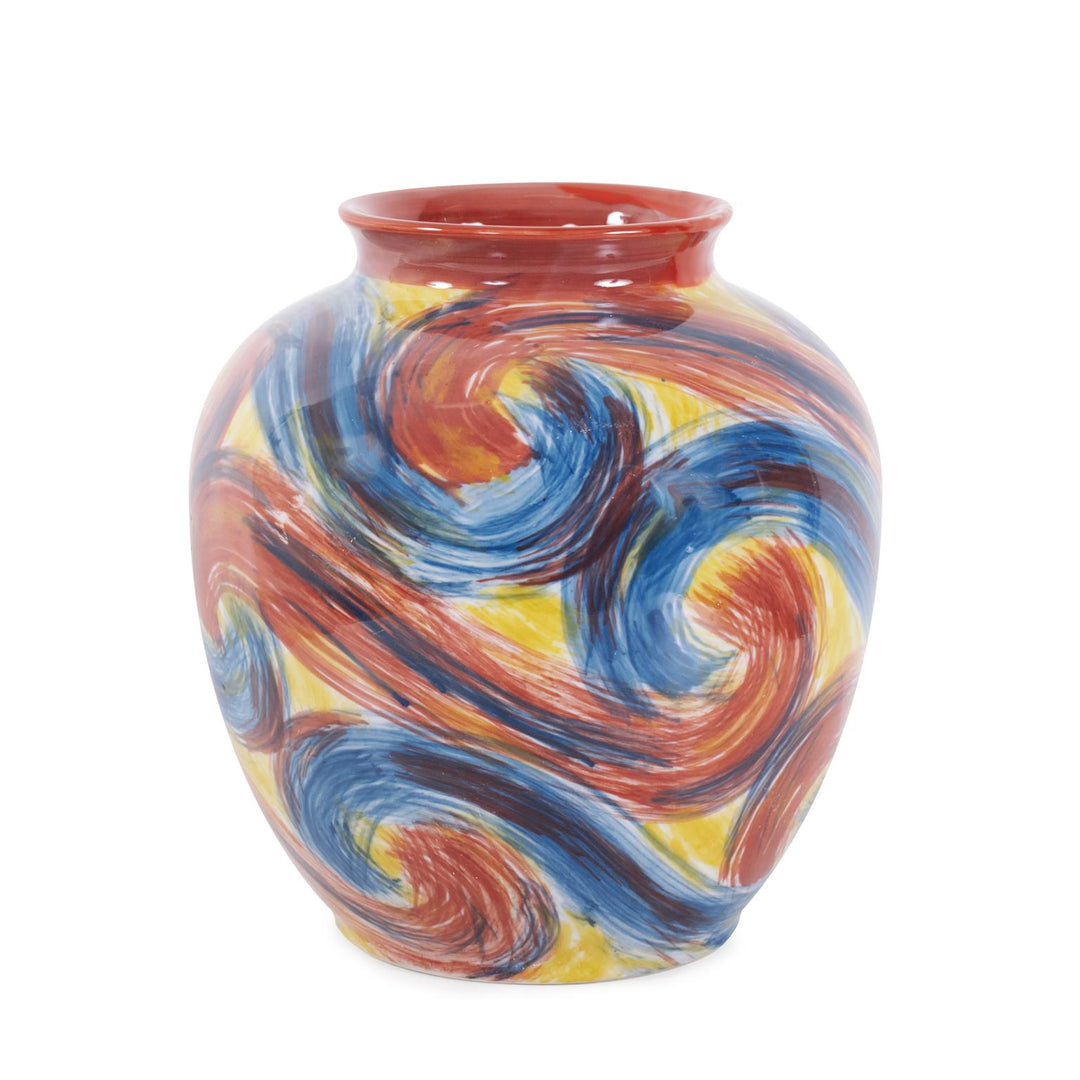 Howard Elliott Collection Camille Wide Ceramic Pot