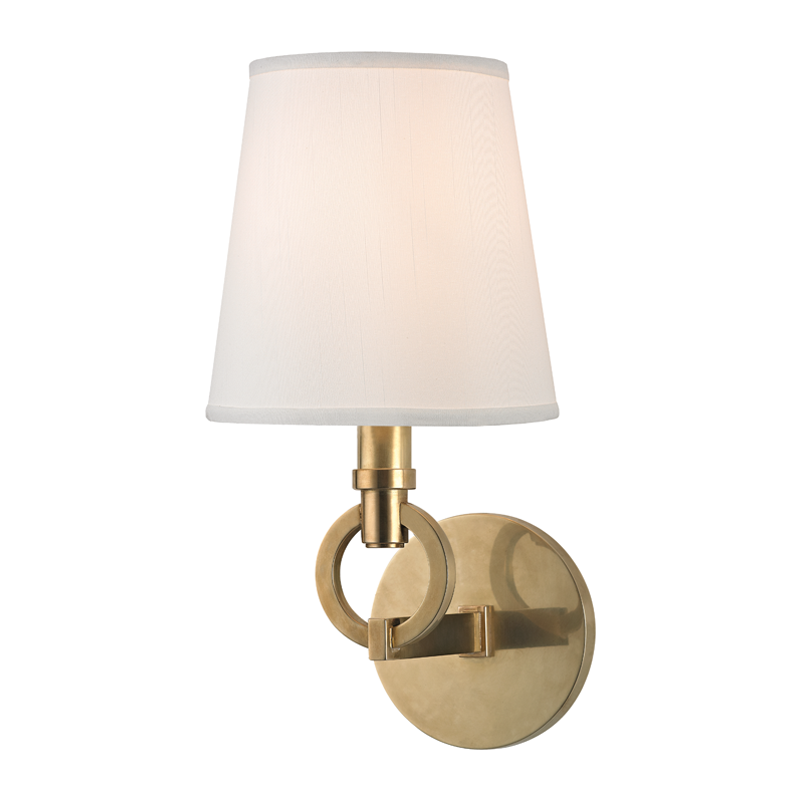 Hudson Valley Lighting Malibu Wall Sconce Wall Sconces Hudson Valley Lighting Aged Brass  