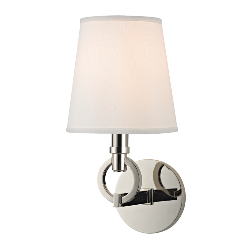 Hudson Valley Lighting Malibu Wall Sconce Wall Sconces Hudson Valley Lighting Polished Nickel  