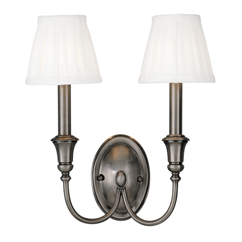 Hudson Valley Lighting Jaden Wall Sconce Wall Sconces Hudson Valley Lighting Antique Nickel  