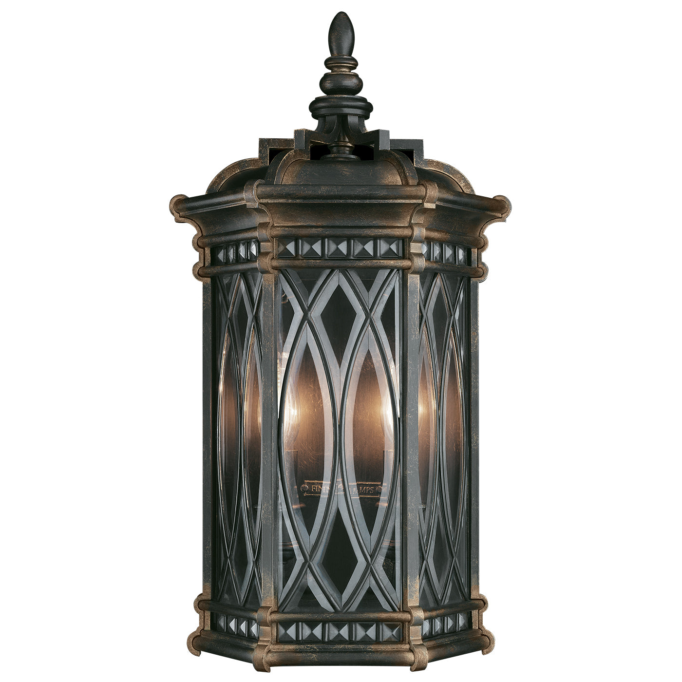 Fine Art Handcrafted Lighting Warwickshire Outdoor Sconce Wall Fixtures Fine Art Handcrafted Lighting Black  