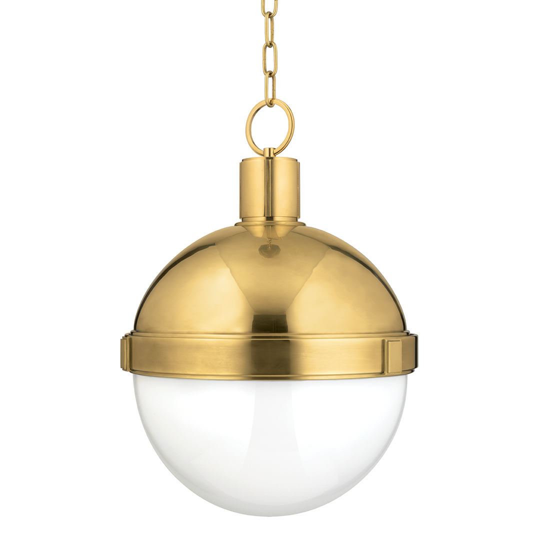 Hudson Valley Lighting Lambert Pendant Pendants Hudson Valley Lighting Aged Brass  