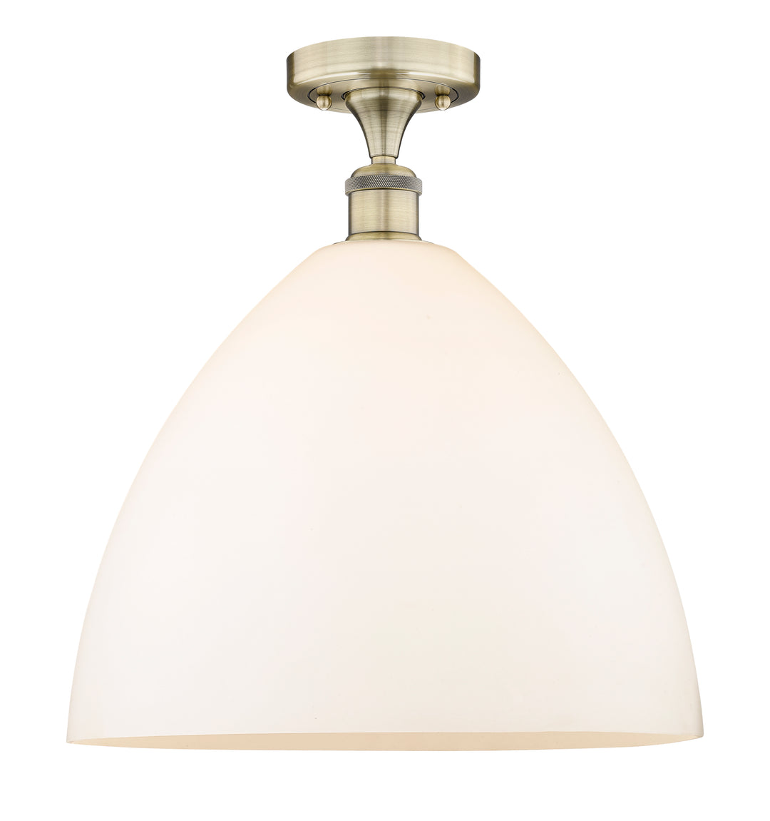 Innovations Lighting Bristol 16" Semi-Flush Mount - Antique Brass