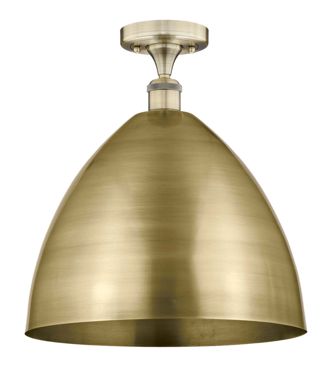 Innovations Lighting Bristol 16" Semi-Flush Mount - Antique Brass Ceiling Semi Flush Mounts Innovations Lighting Default Title  