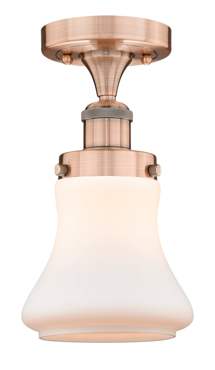 Innovations Lighting Bellmont 6" Semi-Flush Mount - Antique Copper Ceiling Semi Flush Mounts Innovations Lighting   