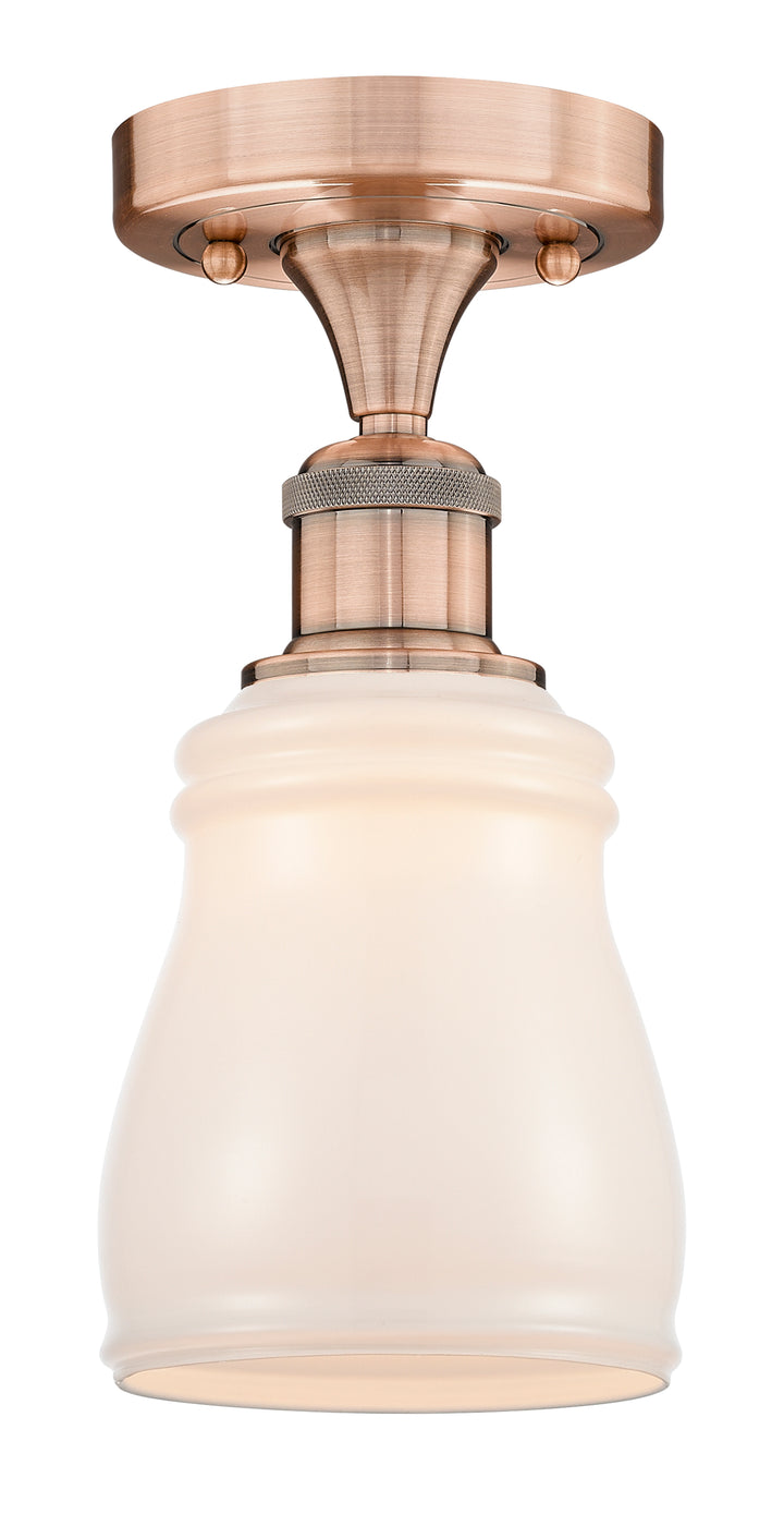 Innovations Lighting Ellery 5" Semi-Flush Mount - Antique Copper