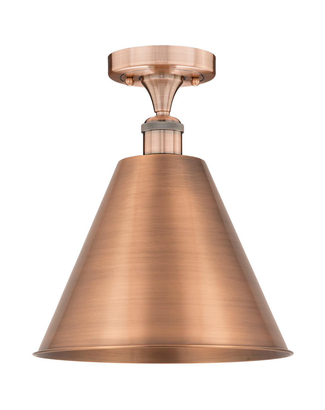 Innovations Lighting Berkshire Metal 12" Semi-Flush Mount - Antique Copper Ceiling Semi Flush Mounts Innovations Lighting Default Title  