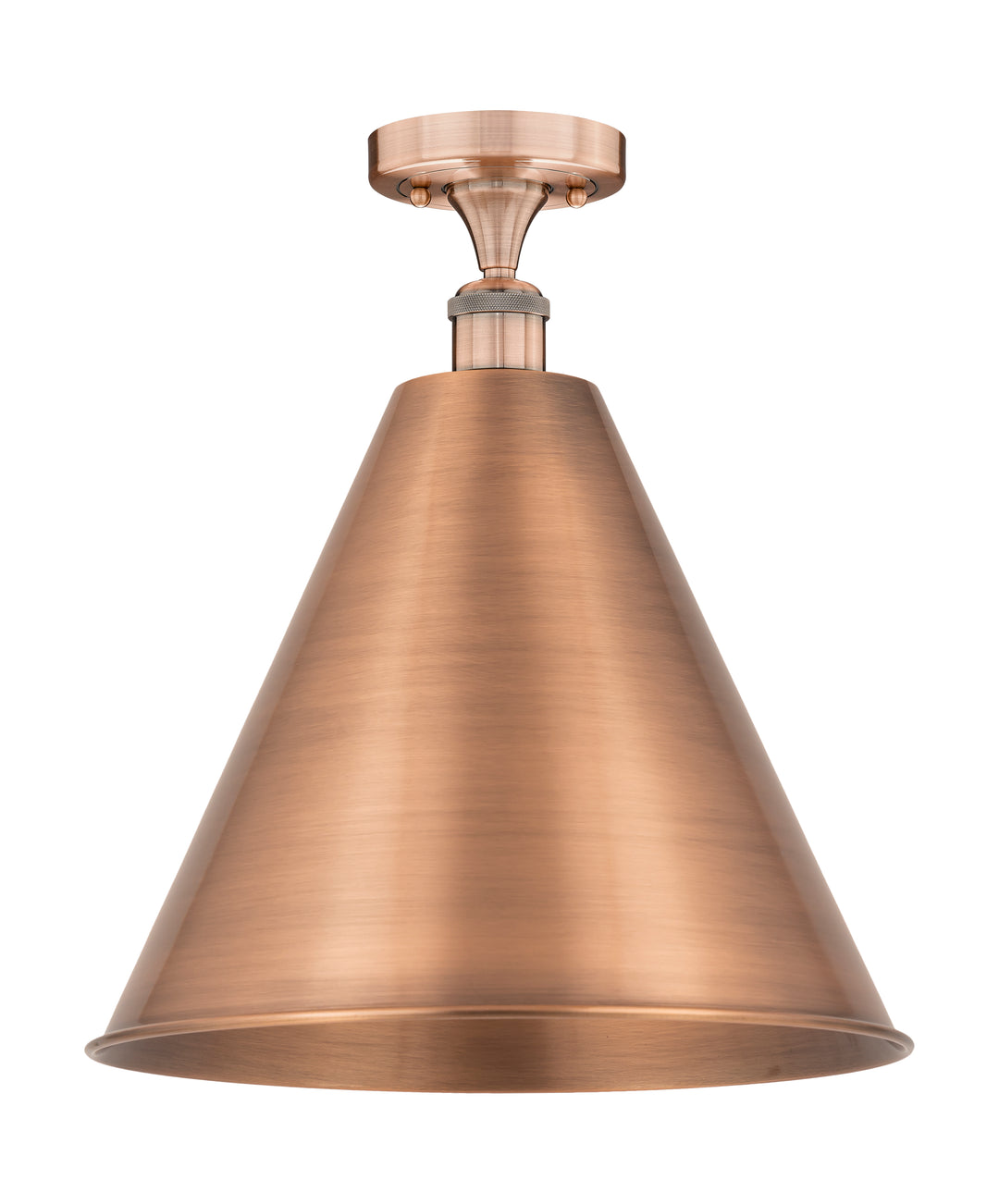 Innovations Lighting Berkshire Metal 16" Semi-Flush Mount - Antique Copper Ceiling Semi Flush Mounts Innovations Lighting Default Title  