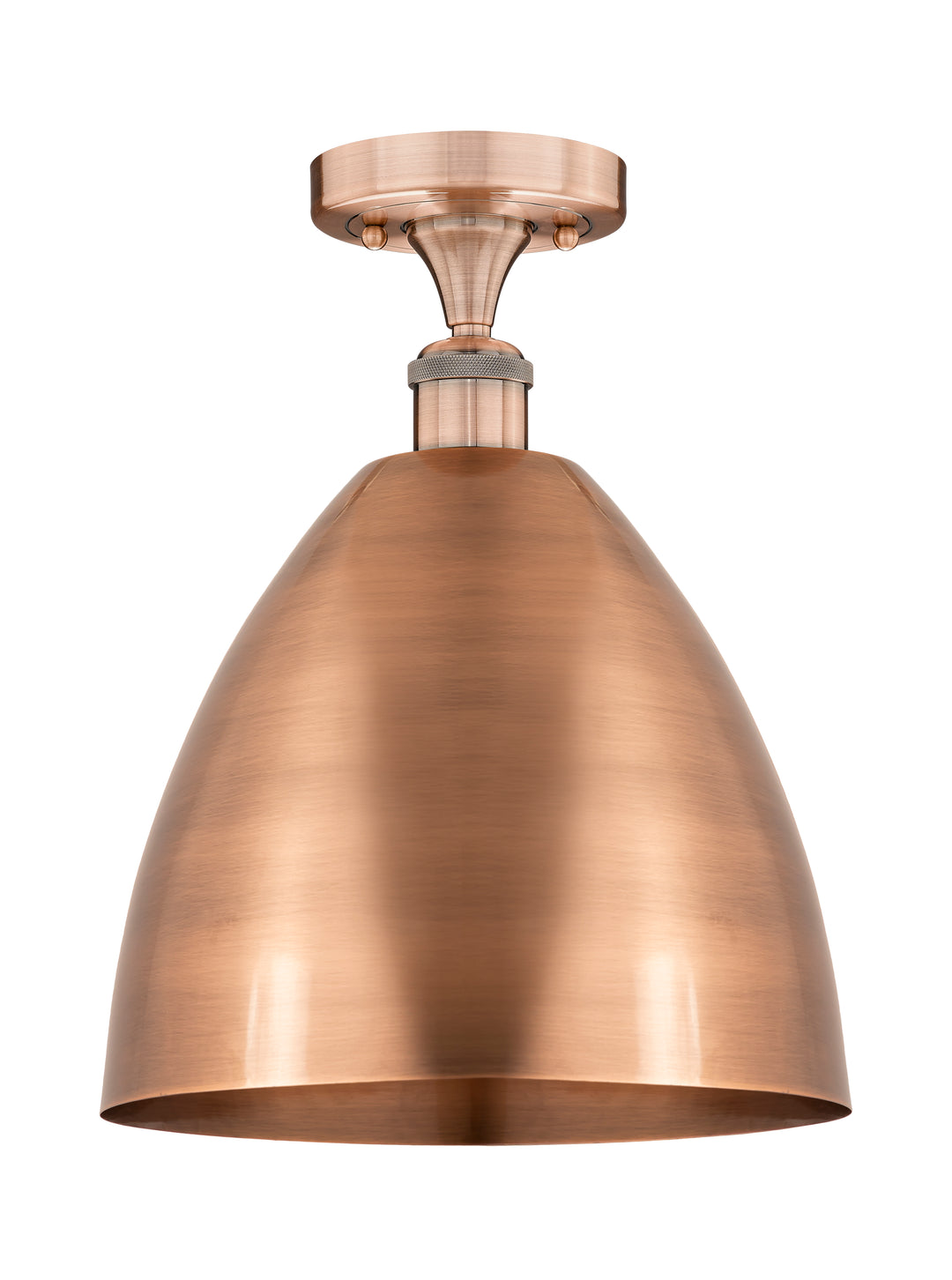 Innovations Lighting Bristol 12" Semi-Flush Mount - Antique Copper