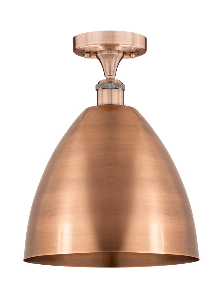 Innovations Lighting Bristol 12" Semi-Flush Mount - Antique Copper