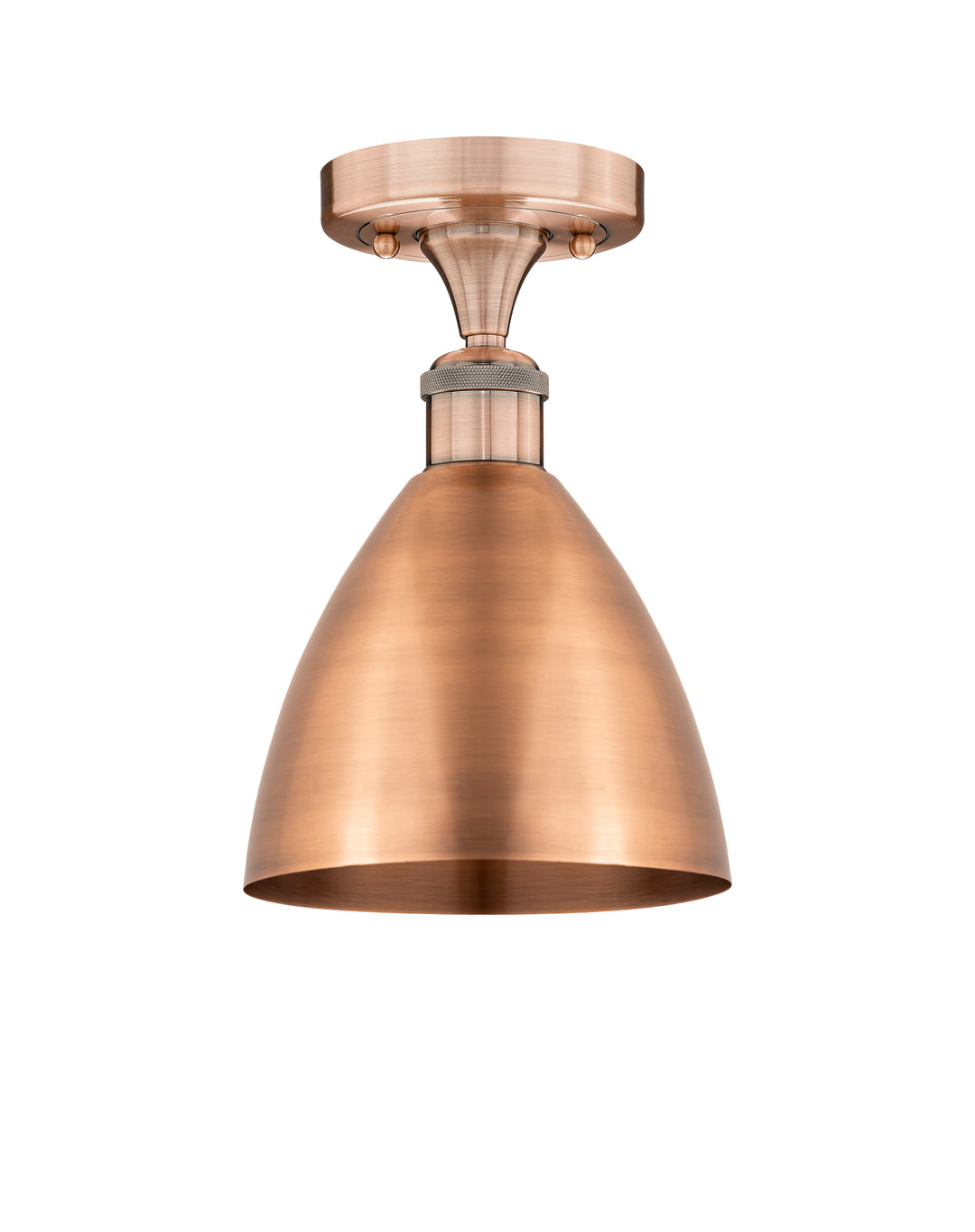 Innovations Lighting Bristol 7.5" Semi-Flush Mount - Antique Copper