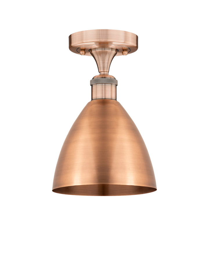 Innovations Lighting Bristol 7.5" Semi-Flush Mount - Antique Copper Ceiling Semi Flush Mounts Innovations Lighting Default Title  