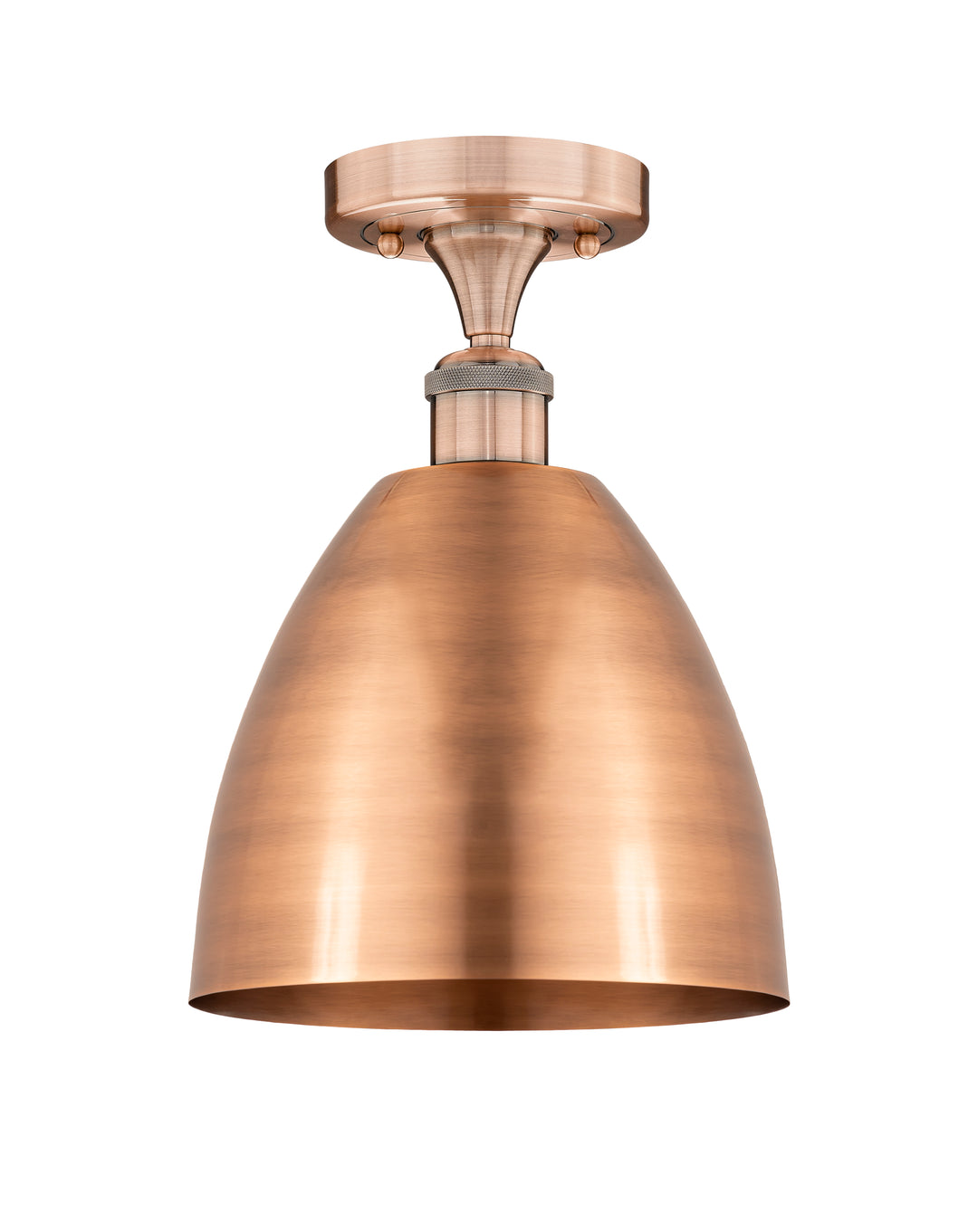 Innovations Lighting Bristol 9" Semi-Flush Mount - Antique Copper