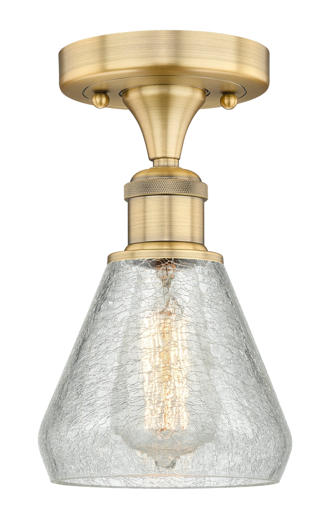 Innovations Lighting Conesus 6" Flush Mount - Brushed Brass