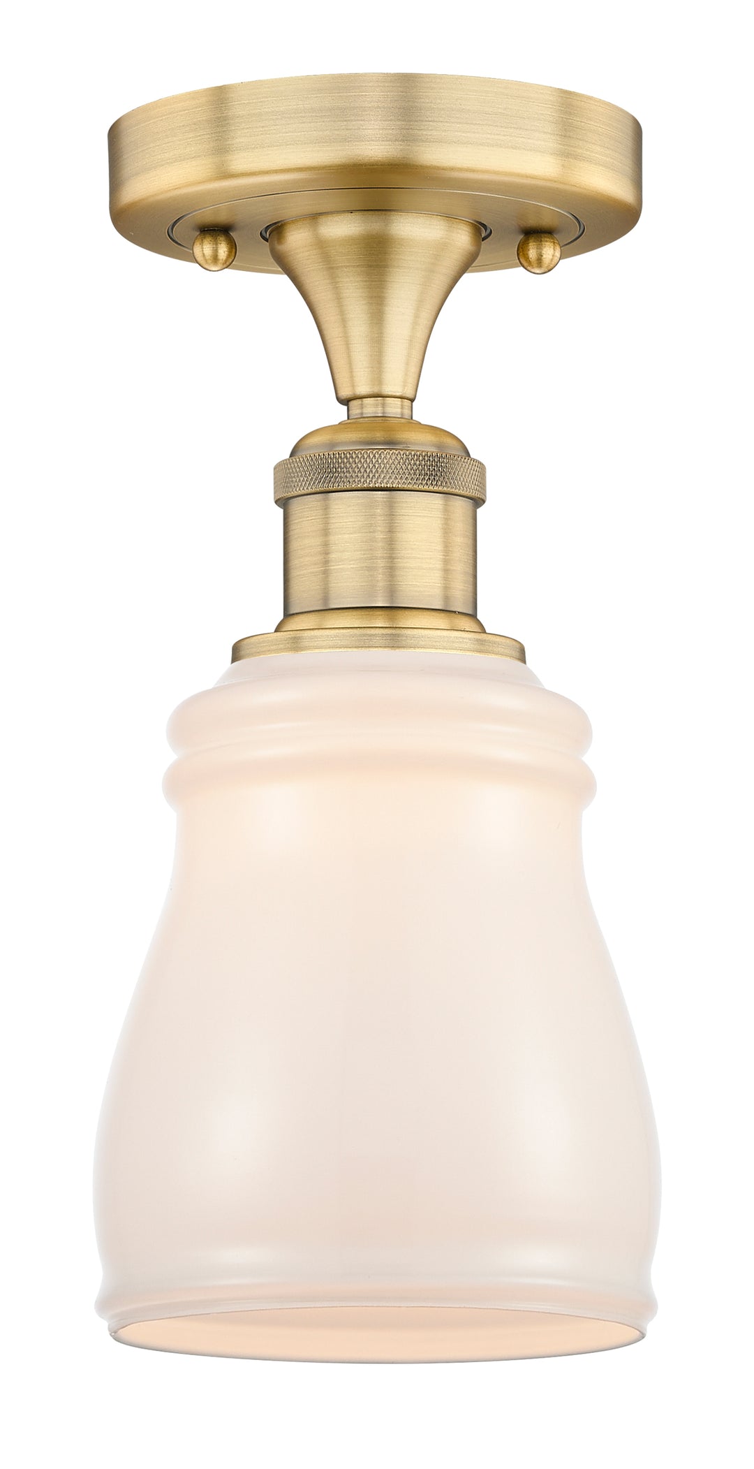 Innovations Lighting Ellery 5" Semi-Flush Mount - Brushed Brass