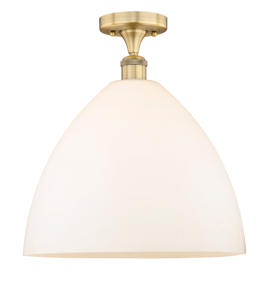 Innovations Lighting Bristol 16" Semi-Flush Mount - Brushed Brass