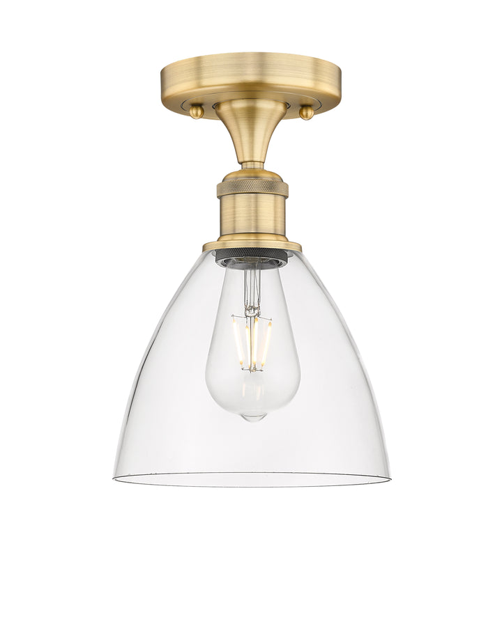 Innovations Lighting Bristol 7.5" Semi-Flush Mount - Brushed Brass