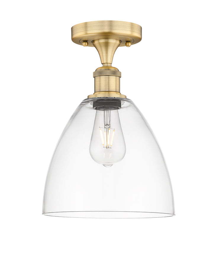 Innovations Lighting Bristol 9" Semi-Flush Mount - Brushed Brass