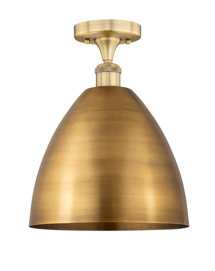 Innovations Lighting Bristol 12" Semi-Flush Mount - Brushed Brass