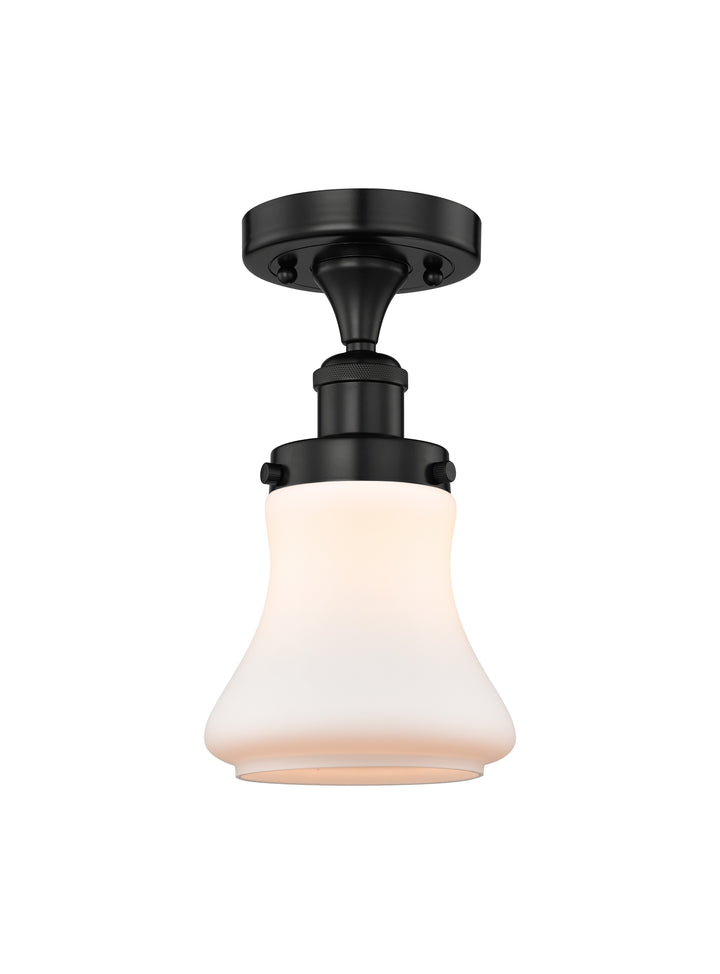 Innovations Lighting Bellmont 6" Semi-Flush Mount - Matte Black Ceiling Semi Flush Mounts Innovations Lighting   