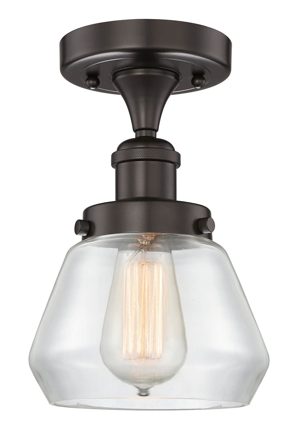 Innovations Lighting Fulton 7" Semi-Flush Mount - Oil Rubbed Bronze