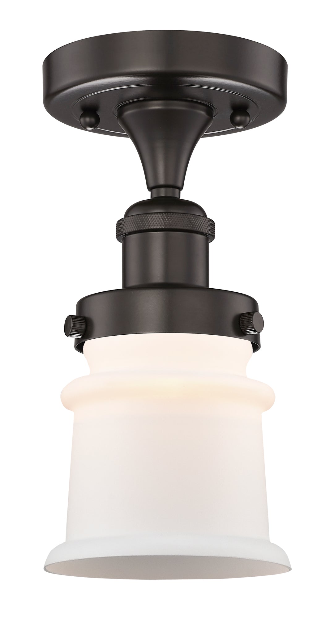 Innovations Lighting Canton 5" Semi-Flush Mount - Oil Rubbed Bronze Ceiling Semi Flush Mounts Innovations Lighting   