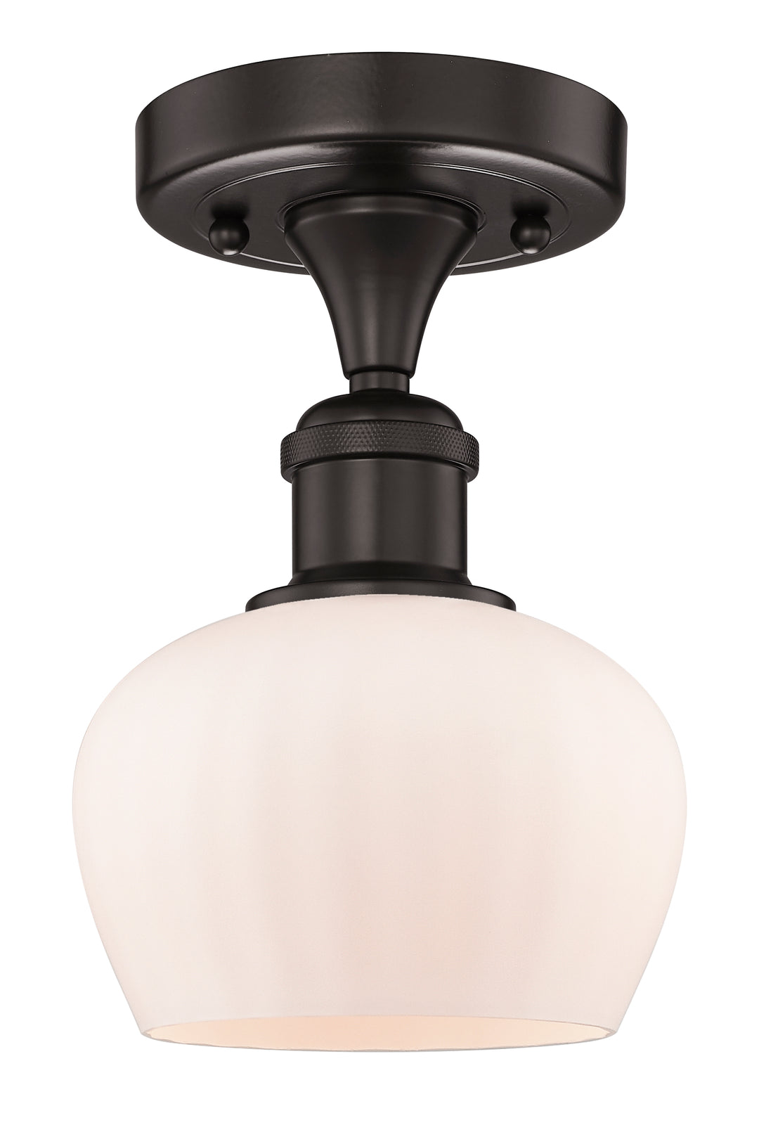 Innovations Lighting Fenton 6.5" Semi-Flush Mount - Oil Rubbed Bronze