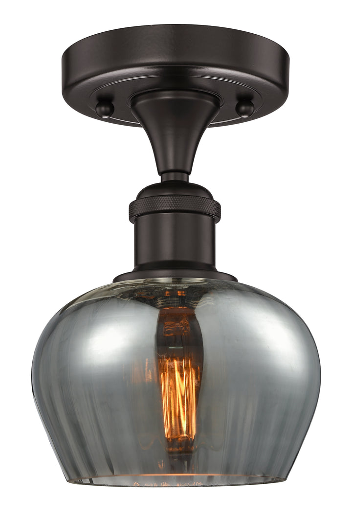 Innovations Lighting Fenton 6.5" Semi-Flush Mount - Oil Rubbed Bronze