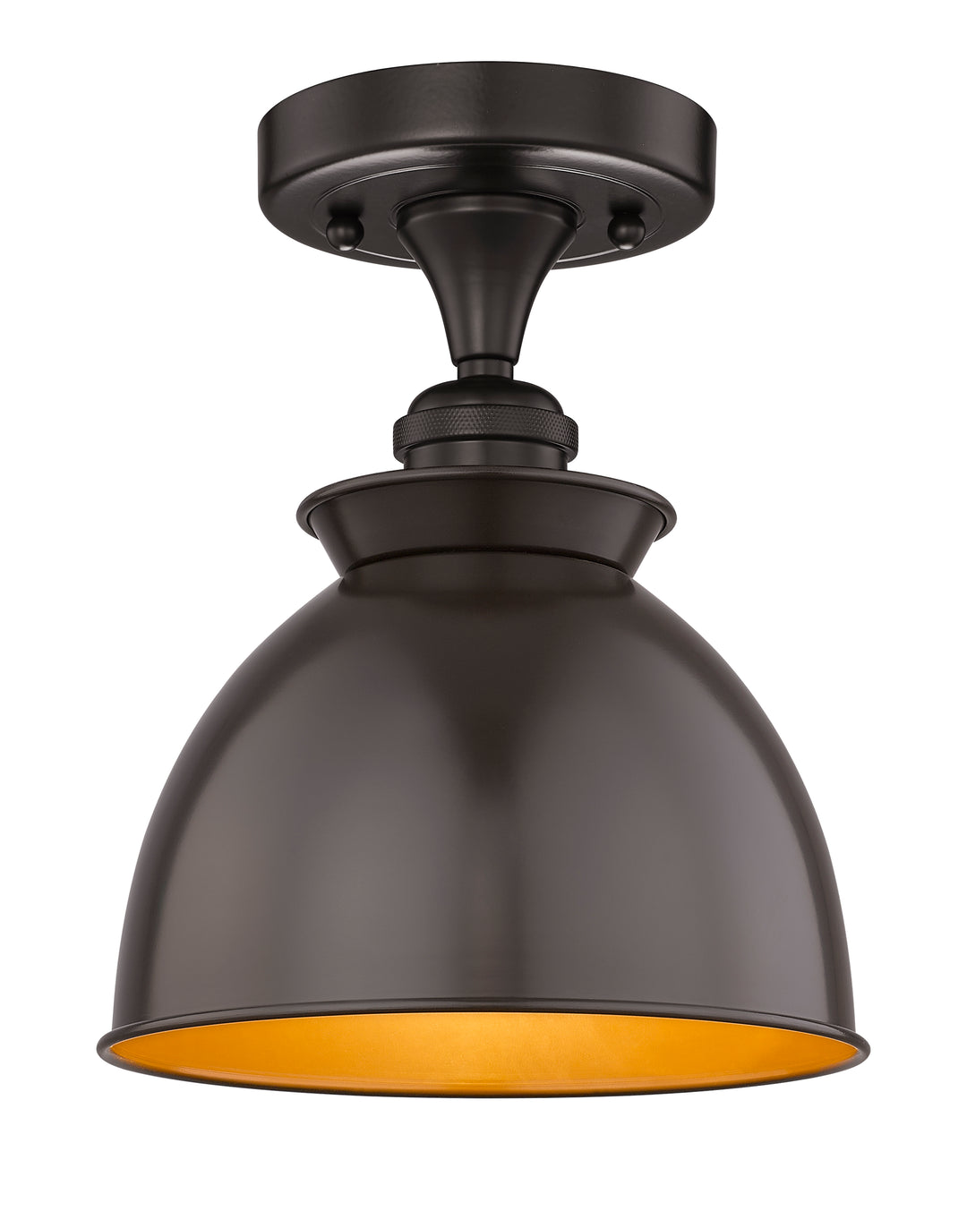 Innovations Lighting Adirondack 8" Semi-Flush Mount - Oil Rubbed Bronze Ceiling Semi Flush Mounts Innovations Lighting Default Title  