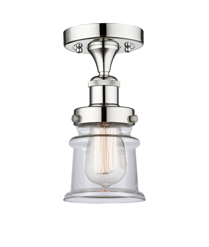 Innovations Lighting Canton 5" Semi-Flush Mount - Polished Chrome Ceiling Semi Flush Mounts Innovations Lighting   