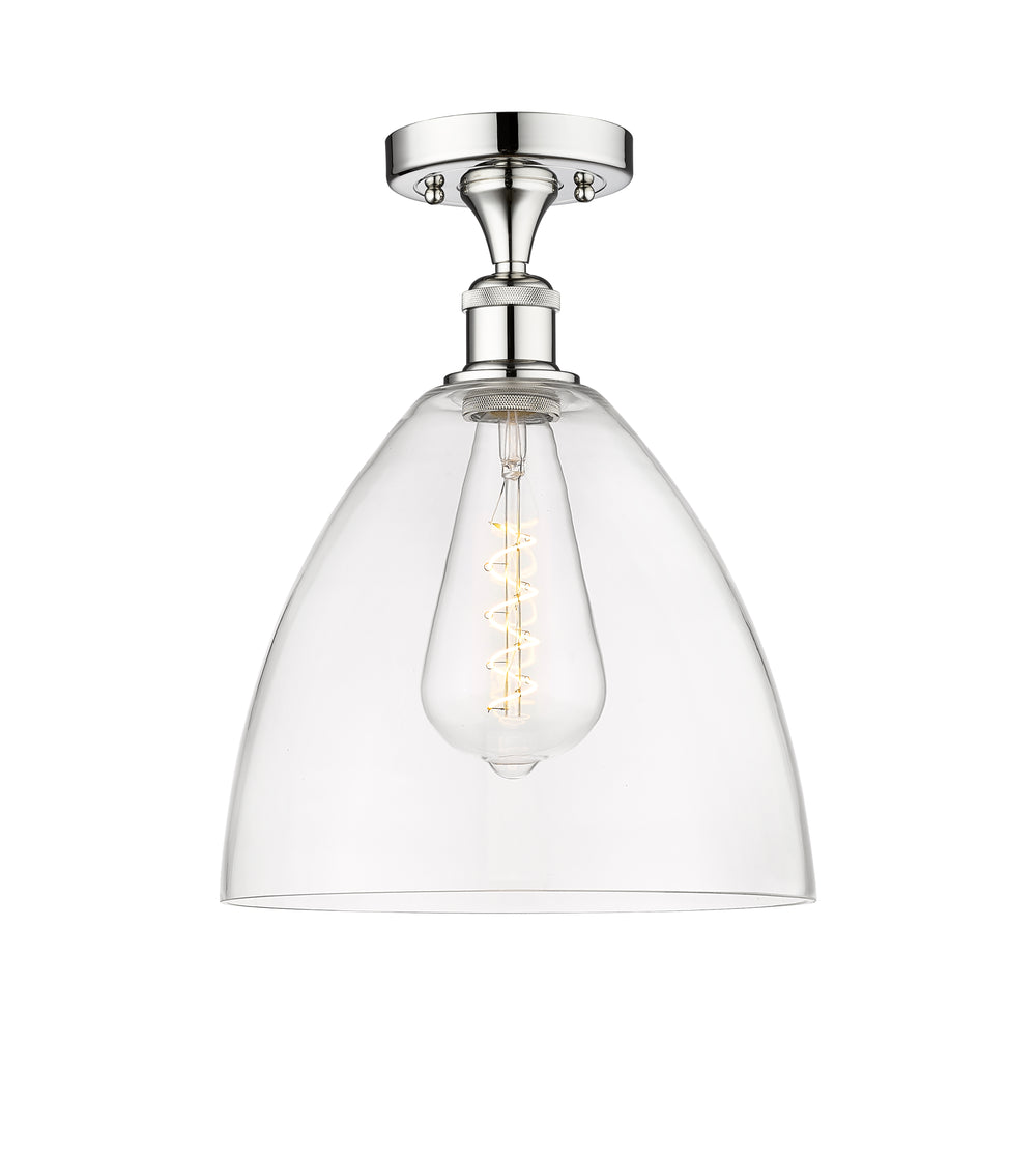 Innovations Lighting Bristol 12" Semi-Flush Mount - Polished Chrome