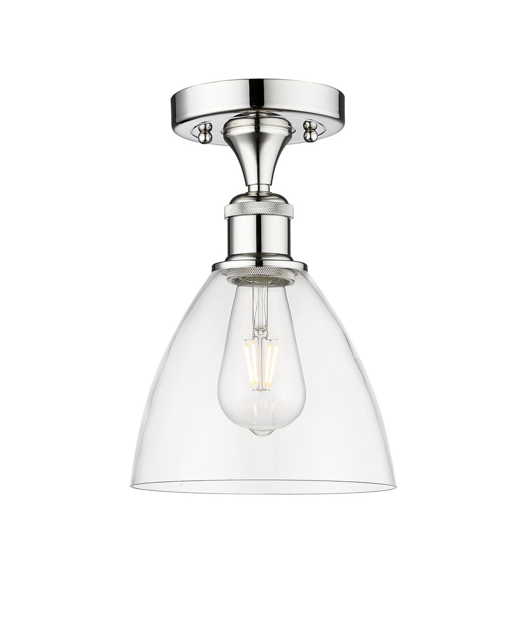 Innovations Lighting Bristol 7.5" Semi-Flush Mount - Polished Chrome