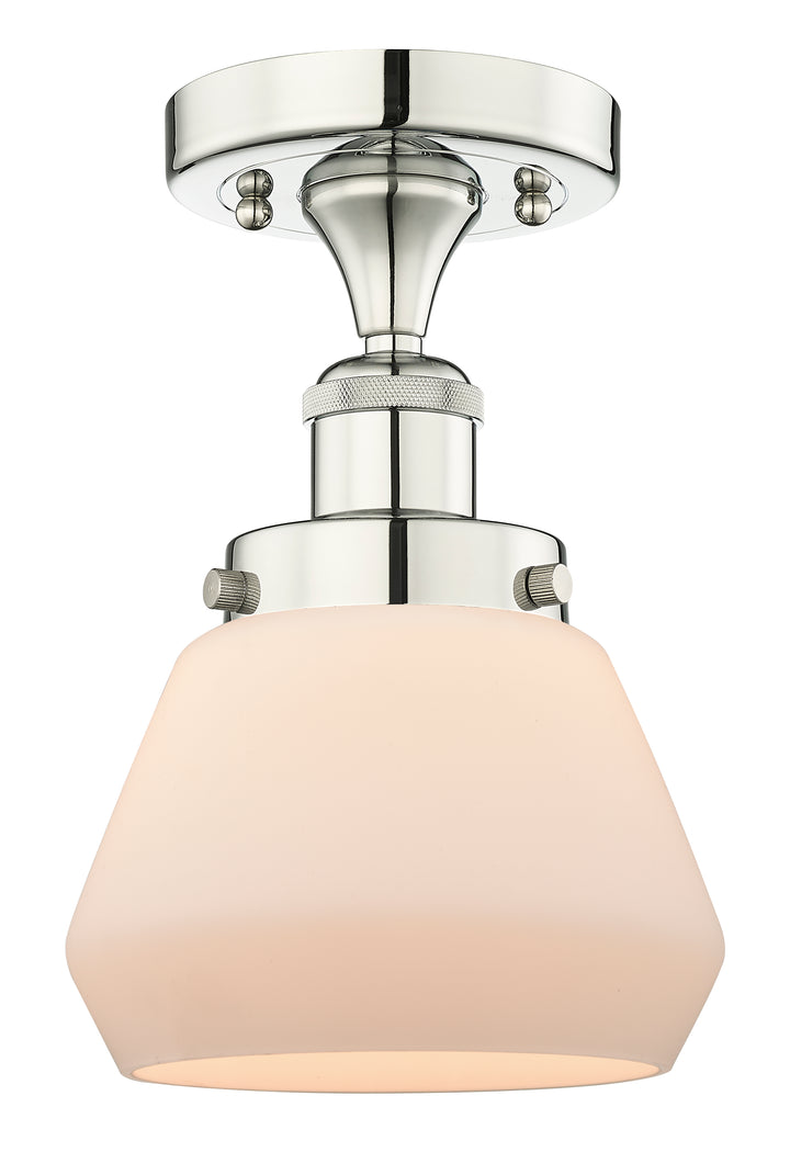 Innovations Lighting Fulton 7" Semi-Flush Mount - Polished Nickel