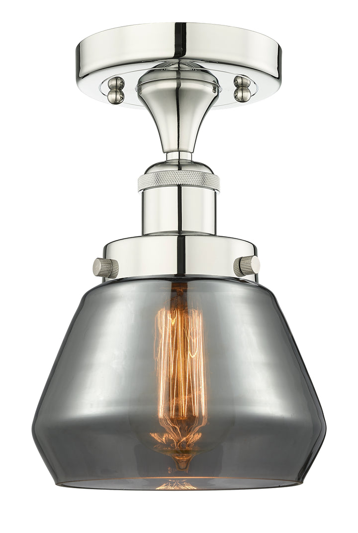 Innovations Lighting Fulton 7" Semi-Flush Mount - Polished Nickel