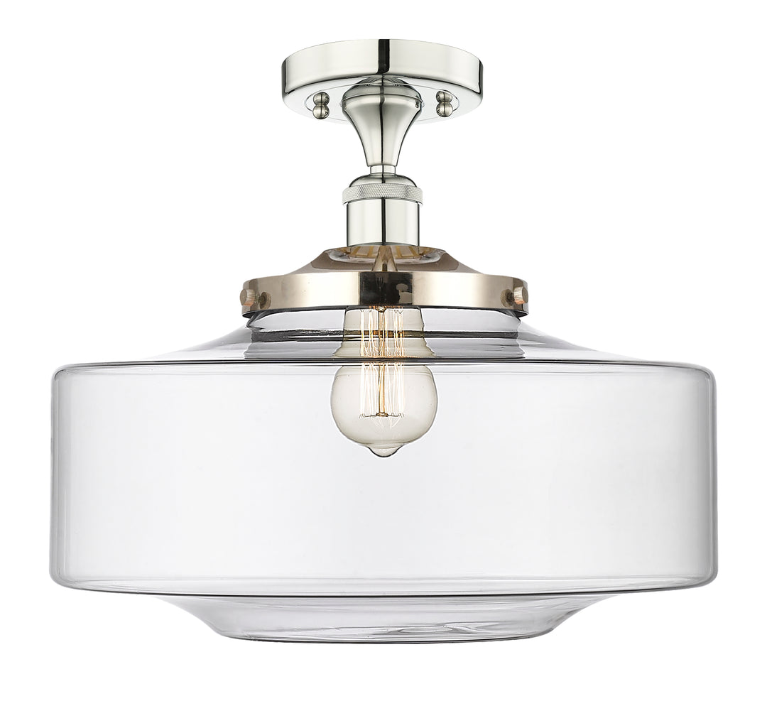 Innovations Lighting Bridgeton 16" Semi-Flush Mount - Polished Nickel