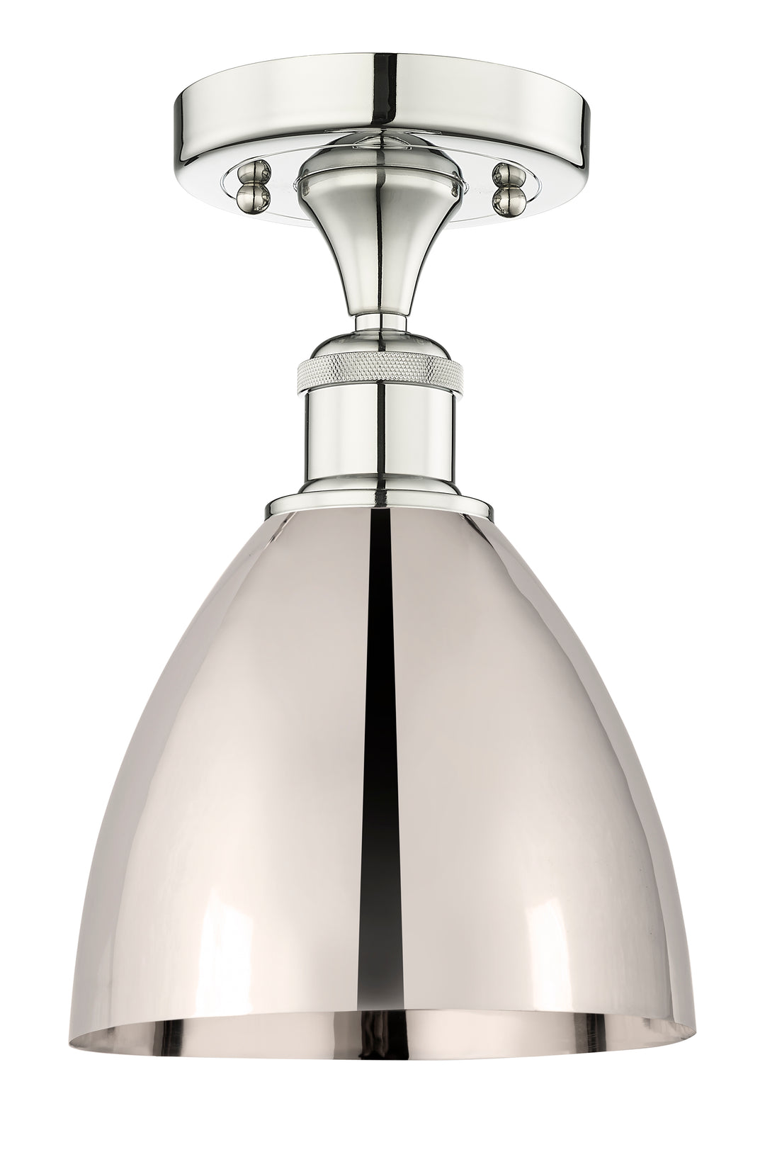 Innovations Lighting Bristol 7.5" Semi-Flush Mount - Polished Nickel