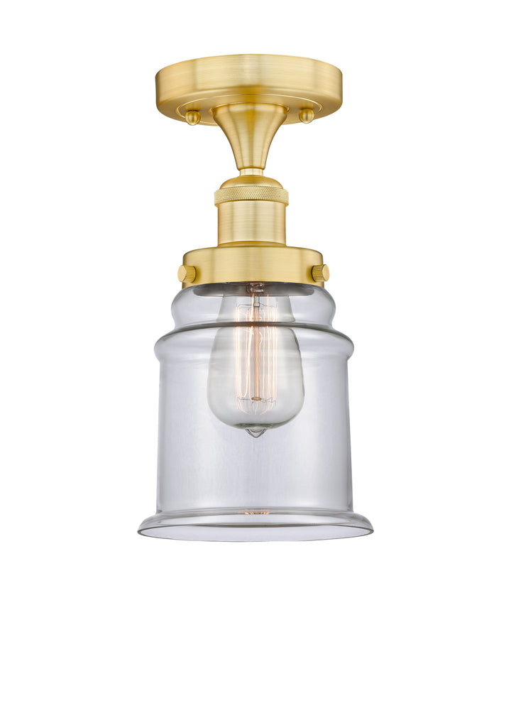 Innovations Lighting Canton 6" Semi-Flush Mount - Satin Gold