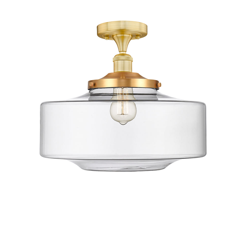 Innovations Lighting Bridgeton 16" Semi-Flush Mount - Satin Gold