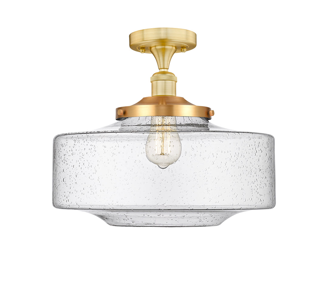 Innovations Lighting Bridgeton 16" Semi-Flush Mount - Satin Gold