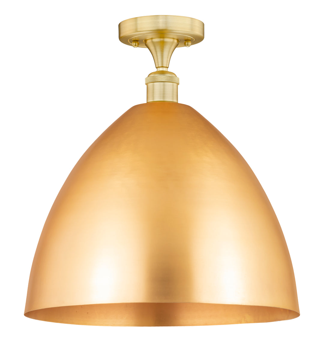 Innovations Lighting Bristol 16" Semi-Flush Mount - Satin Gold Ceiling Semi Flush Mounts Innovations Lighting Default Title  