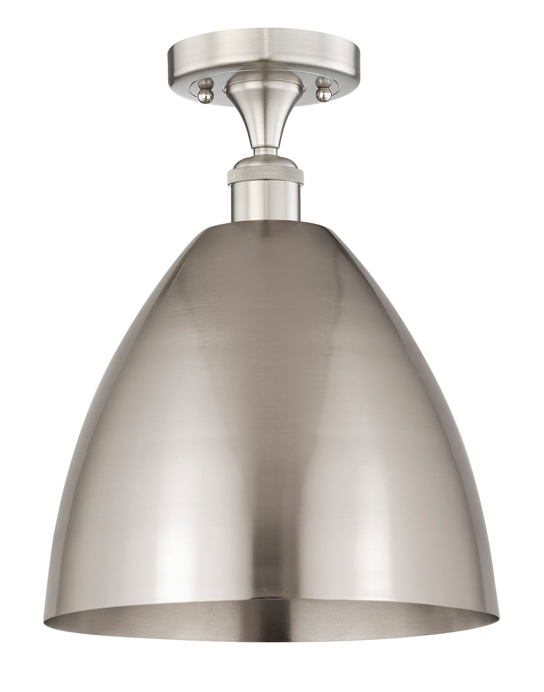 Innovations Lighting Bristol 12" Semi-Flush Mount - Brushed Satin Nickel