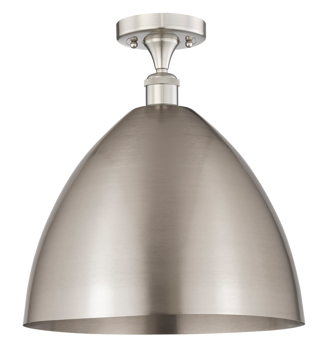 Innovations Lighting Bristol 16" Semi-Flush Mount - Brushed Satin Nickel Ceiling Semi Flush Mounts Innovations Lighting Default Title  