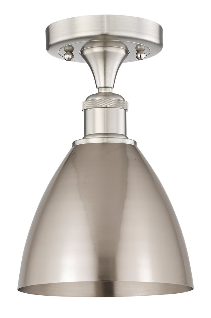 Innovations Lighting Bristol 7.5" Semi-Flush Mount - Brushed Satin Nickel