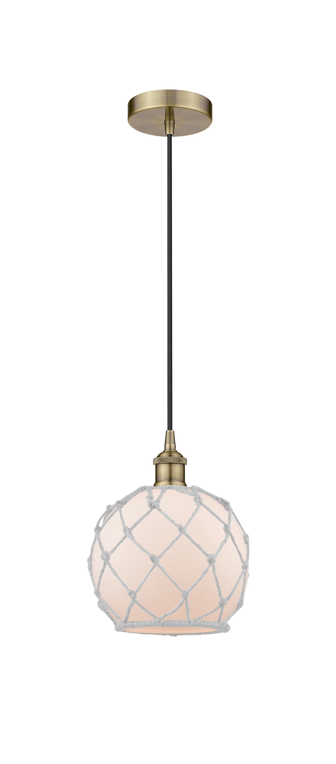 Innovations Lighting Edison 8" Mini Pendant - Antique Brass