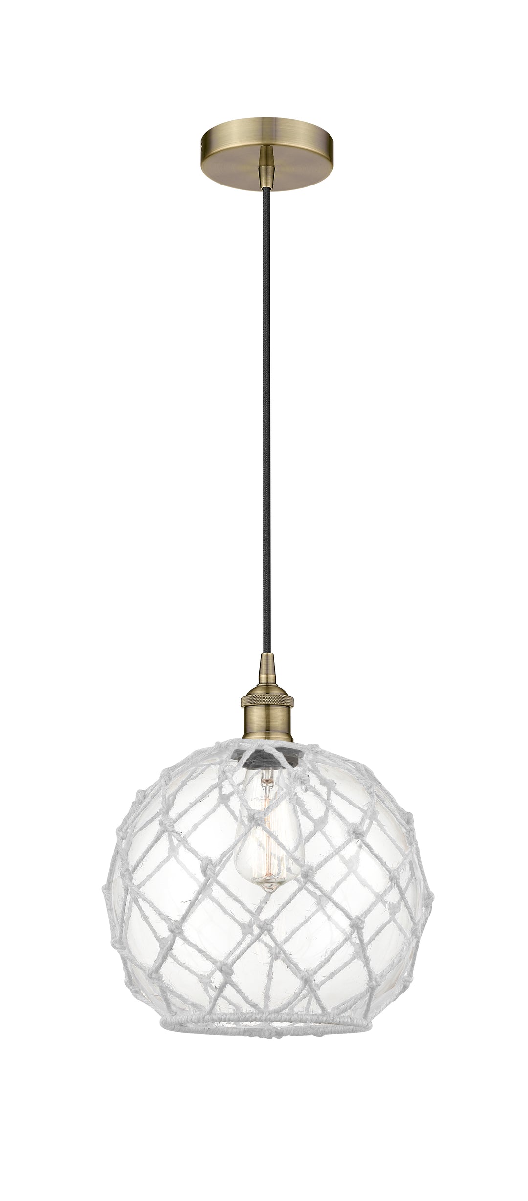 Innovations Lighting Edison 10" Mini Pendant - Antique Brass