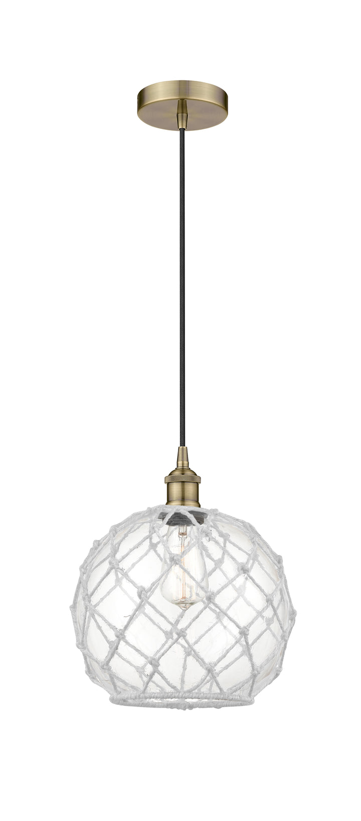 Innovations Lighting Edison 10" Mini Pendant - Antique Brass